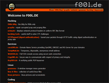 Tablet Screenshot of f00l.de